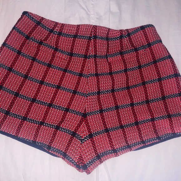 Harlyn Poppy Plaid Tap Shorts - Picture 6 of 8